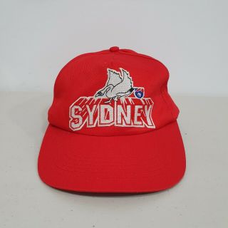 Vintage Sydney Swans Afl Hat / Cap Snapback Eclipse 90s 1990s Official Rare