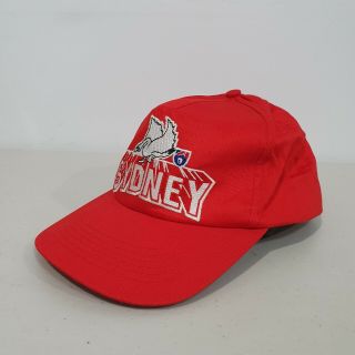 Vintage Sydney Swans AFL Hat / Cap Snapback ECLIPSE 90s 1990s Official RARE 3