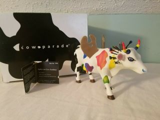 7292 " Mythic Art Cow Goddess " Cow Parade Figurine Rare/ Retired Nib