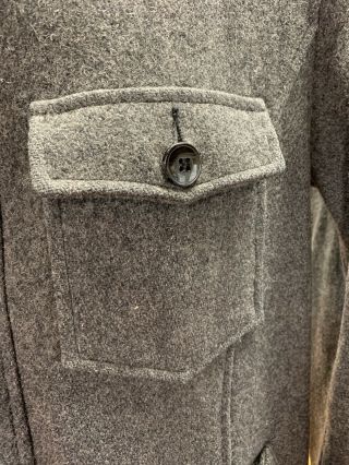 Schott Wool Blend Lined Jacket Coat Vintage Made In Canada Mens Large 2