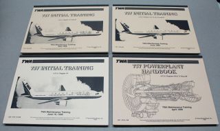 Twa Boeing 757 1996 Training Manuals & Powerplant Handbook