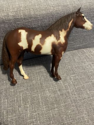 Breyer Horse Traditional 51 Adios Yellow Mount Famous Paint Horse 1970 - 1987