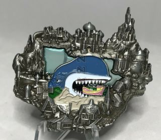 Disney Pin Wdi D23 Expo Stained Glass Attraction Storybook Land Monstro Pin