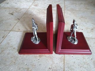 Vintage Boy Scouts Bookends Pair - Tomorrow 
