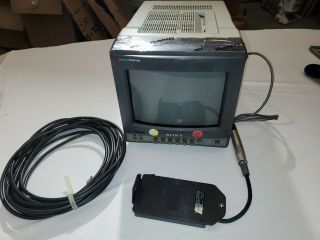 Vintage Sony Trinitron Pvm - 8020 Color Video Monitor