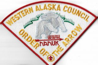 Oa Nanuk Lodge Red Bdr.  Western Alaska Council [mx - 7777]