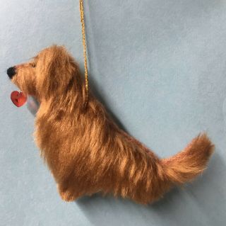 Norfolk Terrier Hanging Dog With Heart Part Needle Felted