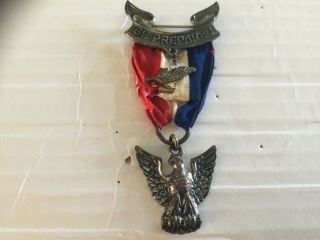 Eagle Scout Medal Robbins Rob 4 With Palm Flat Back Medal