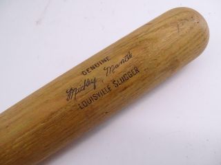 Vintage Louisville Slugger Powerized Mickey Mantle Baseball Bat York Yankees