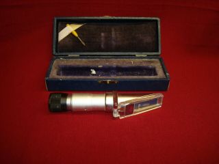 Vintage Clinical Refractometer With Case Schuco