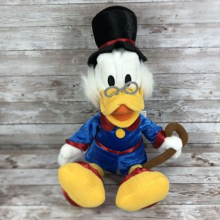 Vintage Authentic Disney Store Exclusive Scrooge Mcduck 18 " Plush W/ Tag