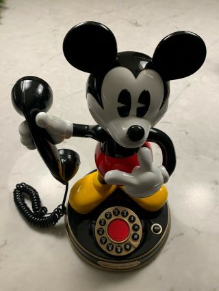 Rare 1997 Disney Mickey Mouse Talking & Animated Telephone T0899 Telemania