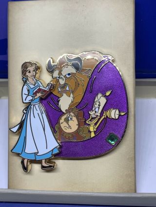 Disney 20 Years Of Pin Trading Beauty And The Beast Book Pin Le 500 Pin