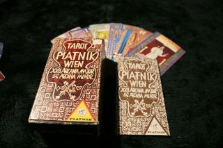 Tarot Piatnik Wien Cards Deck Vintage 1974