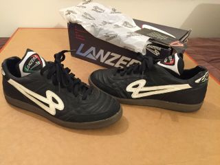 Lanzera Indoor Soccer Shoes Football Boots Futsal Trainers 90s Vtg Collectible