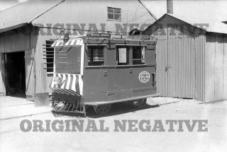Orig 1952 Negative - Spokane Portland Seattle Sp&s Motor Car Washington Railroad
