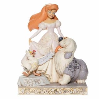 Jim Shore Disney Traditions White Woodland Ariel Little Mermaid Figurine 6008066
