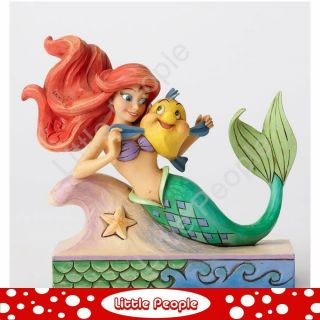 Jim Shore Ariel With Flounder Figurine Disney Traditions