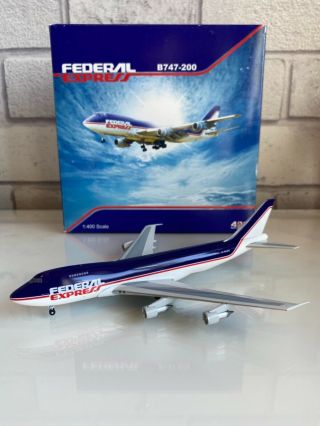 Federal Express Boeing 747 - 200 N633fe Big Bird Your Craftsman 1:400