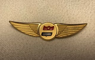 Vintage 1970s United Airline Flight Attendant Crew Wings By Lgb