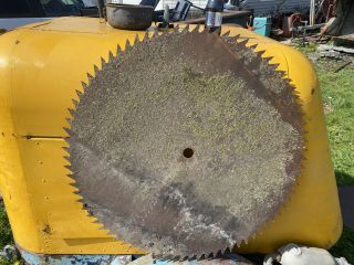 Vintage Large Sawmill Saw Blade 32 Inches