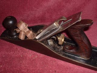 Vintage Stanley 5 1/2 Fore Hand Plane,  Great Wood,  Ready To Use