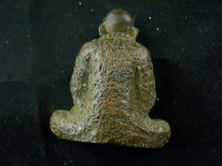 Antique Chinese Brass Hand Made Arhat Statue WOW019 3