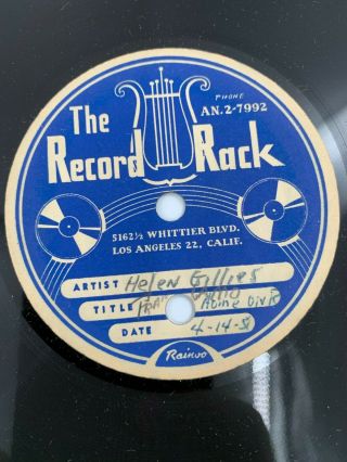 Vintage Record Album LP Storage Hard Case Carry Box w/Lock & Key With Records 3