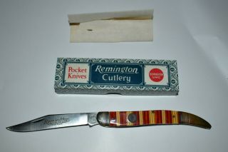 Vintage 1988 Remington Umc R1615 Candy Stripe Fisherman Knife Tooth Pick