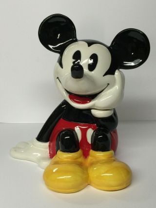 Treasure Craft Vintage Mickey Mouse Cookie Jar