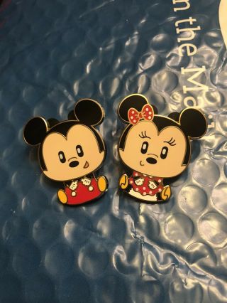 Wdi Adorbs Mystery Pin Box Mickey & Friends Mickey And Minnie Mouse Le 300 Pins