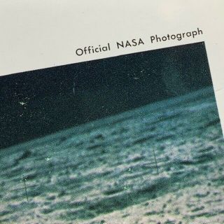 Official Nasa photograph Apollo 11 Crofton space Edwin Aldrin first steps moon 3