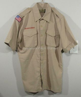 Boy Scout Now Scouts Bsa Uniform Shirt Size Adult Small Ss 025