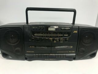 Vintage Jvc Cassette Cd Player Boombox Stereo Pc - X95