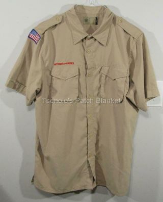 Boy Scout Now Scouts Bsa Uniform Shirt Size Adult Large Ss 084