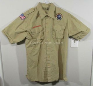 Boy Scout Now Scouts Bsa Uniform Shirt Size Adult Medium Ss 053