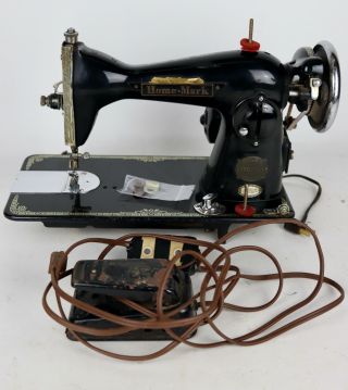 Vintage Home Mark Precision Domestic Sewing Machine,  Black - Tested/working