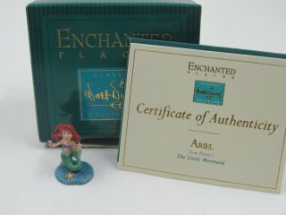 Wdcc Enchanted Places " Ariel " Miniature From Disney 