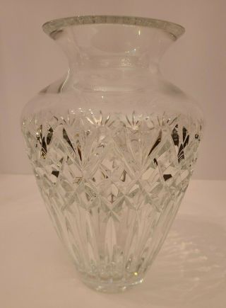 Rare Vintage Waterford Crystal 10 " Cut Crystal Master Cutter Vase