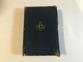 Masonic Edition The Holy Bible Copyright 1948 By The World Publishing Company