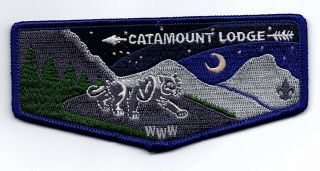 Boy Scout Oa Catamount Lodge Flap S1 Ff