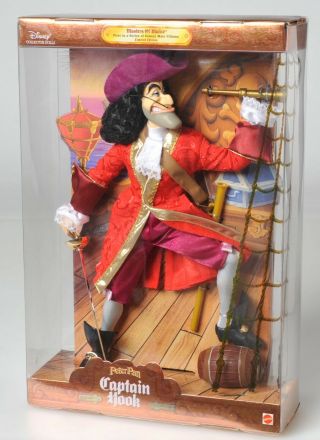 Disney Captain Hook 12 " Doll 1999 Limited Masters Of Malice First In Series