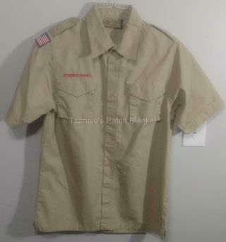 Boy Scout Now Scouts Bsa Uniform Shirt Size Adult Small Ss 007