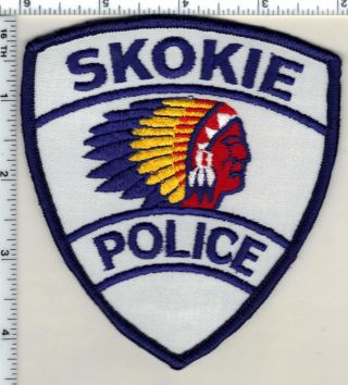 Skokie Police (illinois) Shoulder Patch - From 1991