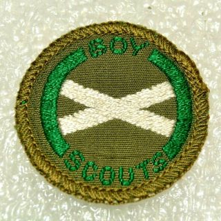 Boy Scout Piper Proficiency Award Badge White Back Troop Large $24.  99 Opening