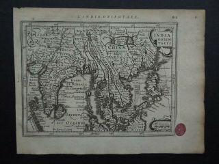 1630 Jansson / Mercator Atlas Map India Indochina Philippines India Orientalis
