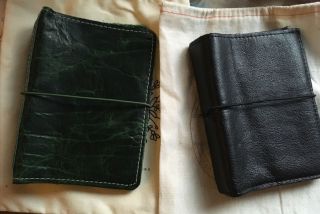 Foxy Fix X 2 Lush Leather Black Pocket No.  2 & Vintage Thicket A6 Cover