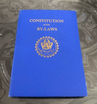 Masons Of California Constitution And By - Laws,  Booklet 1961