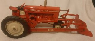 Vintage Tru - Scale Tractor With Front Bucket Die Cast