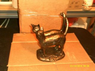 Paul Jenkins Cat Sculpture Frith Cats Cold Cast Bronze